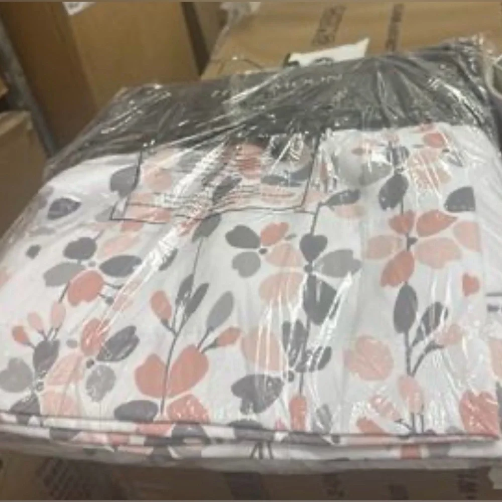 Lush Decor Weeping Flowers Room Darkening Curtain Panel Pair 52"W x 84"L - Picture 7 of 7